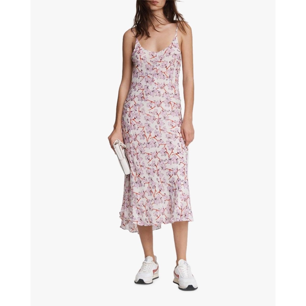 Rag & Bone Eva Floral Midi Slip Dress